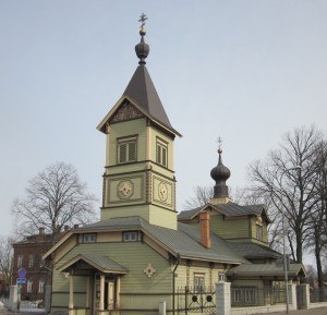 Tallinn's historic Orthodox Cathedral of Sts Symeon and Anna.