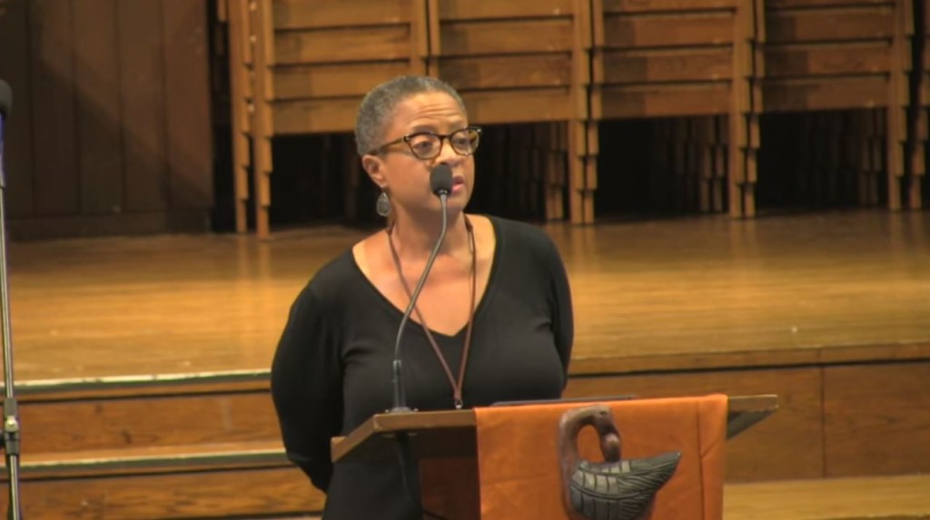 Bishop Yvette Flunder discusses religious absolutism and other topics at Union Theological Seminary