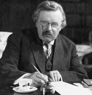 Image result for G. K. Chesterton praying