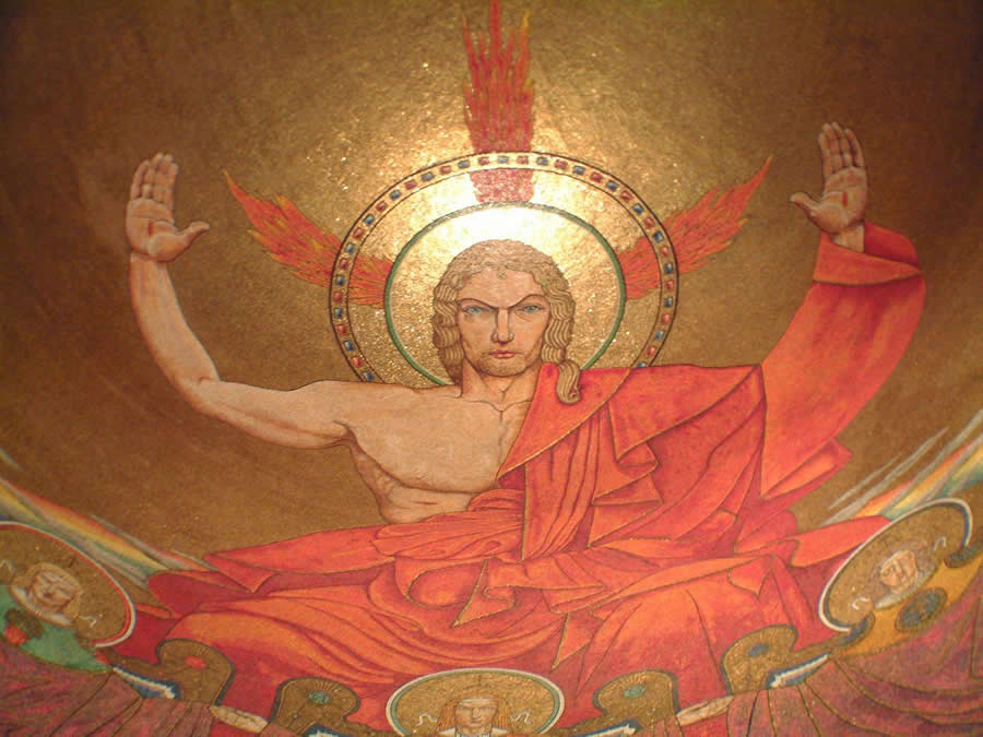 Mosaic, "Christ in Majesty," Basilica of the National Shrine of the Immaculate Conception, Washington, DC