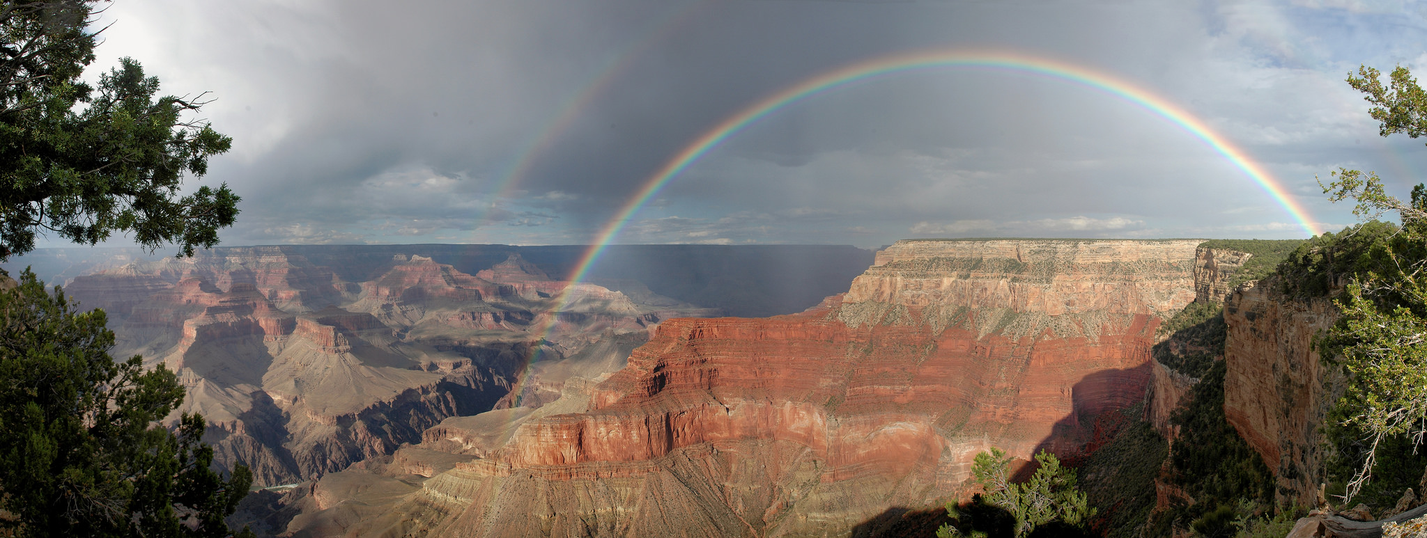 Grand Canyon National Park: Rainbow From Pima Point