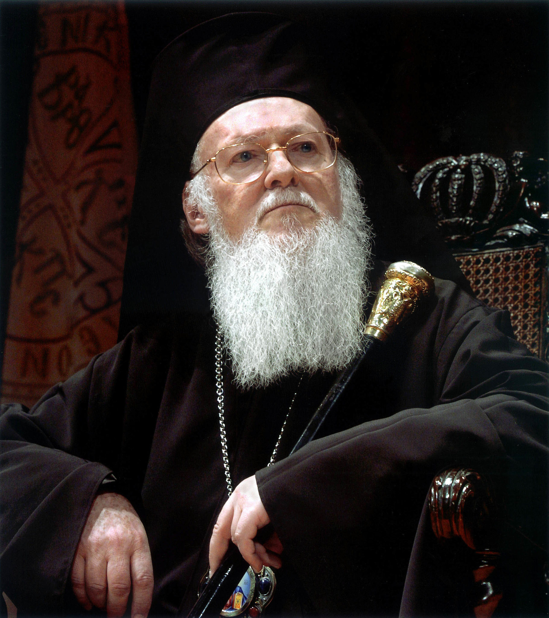 His All Holiness Ecumenical Patriarch Bartholomew, Archbishop of Constantinople and New Rome, successor to St Andrew the First-Called and spiritual leader of the world's Eastern Orthodox Christians, lauded as the "Green Patriarch" for his love for the natural world and his leadership in promoting sustainability efforts.