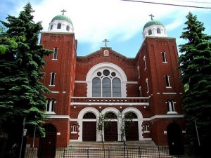 Russian Orthodox Holy Trinity Cathedral in Toronto, Canada.