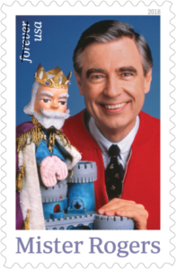 The U.S. Postal Service announced its "Mister Rogers" stamp honoring Fred Rogers on February 2. The stamp will go on sale on March 23. (Photo Credit: U.S. Postal Service)