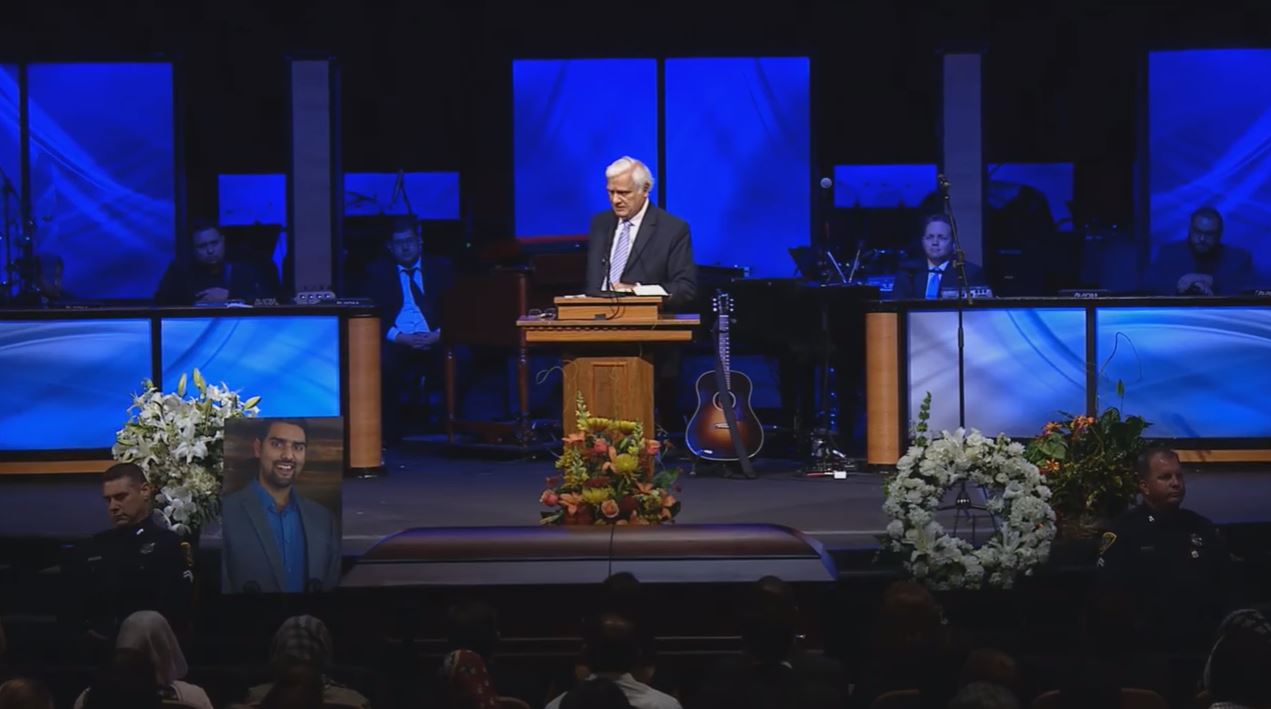 Ravi Zacharias Speaks at Nabeel Qureshi Funeral