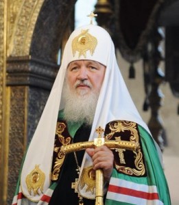 His Holiness Patriarch Kirill of Moscow and All Russia.