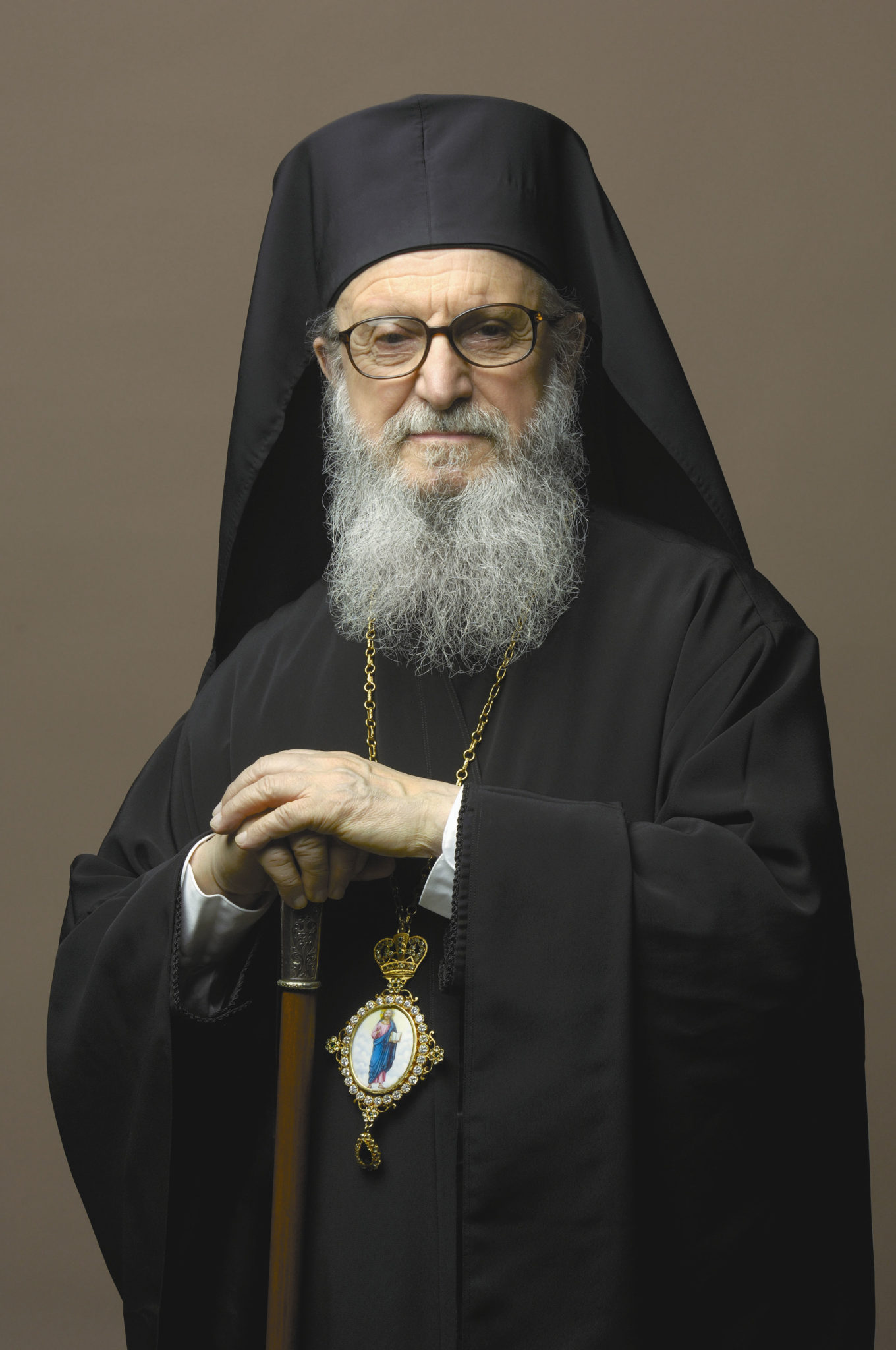 His Eminence Archbishop Demetrios (1928 - ), PhD, DTh, Primate of the Greek Orthodox Archdiocese of America and chairman of the Assembly of Canonical Orthodox Bishops of North and Central America.