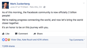 https://www.facebook.com/zuck/posts/10103831654565331 Sen. Lee Community