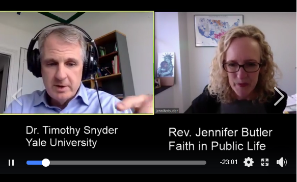 Timothy Snyder and Jennifer Burton denounce nationalism