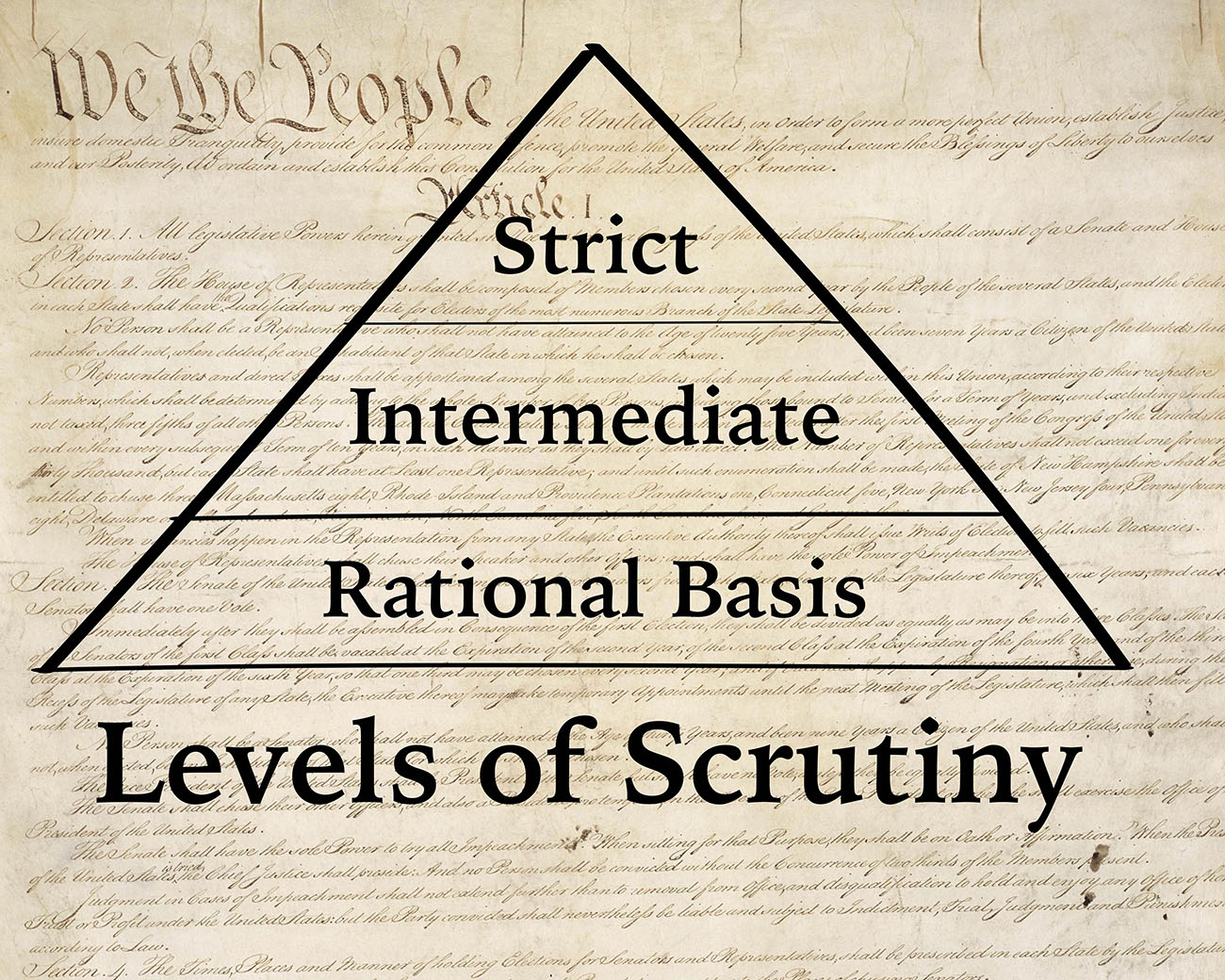 3 levels of scrutiny