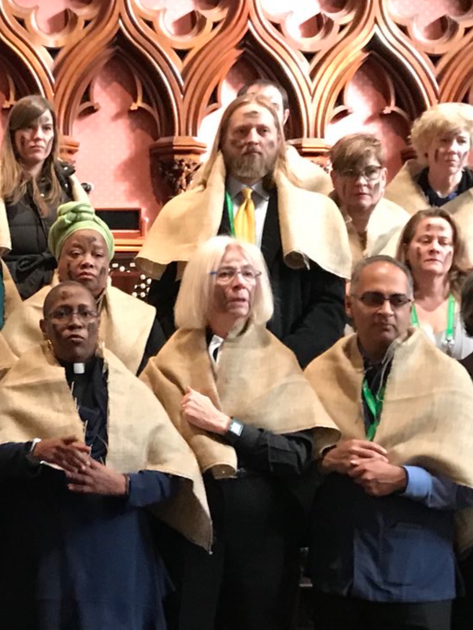 American Academy of Religion (AAR) staged an event where participants donned sackcloth and ashes to denounce alleged sins of their theological opponents.