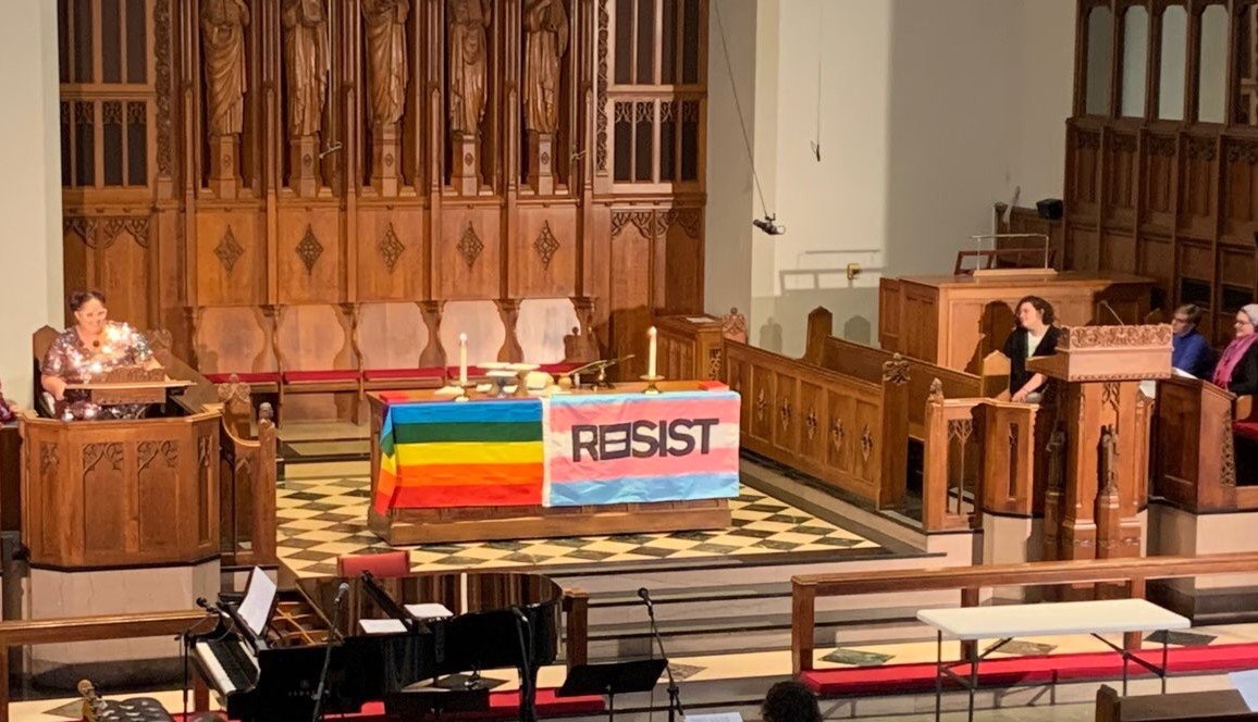 Flags in Chapel