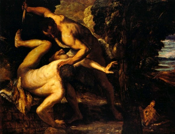 Cain and Abel by Tintoretto