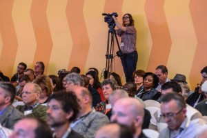 The Christ at the Checkpoint conference was livestreamed to a global audience. Photo: Aviram Valdman / The Tower.